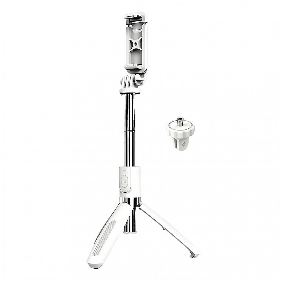 Selfie-stick All-in-one, Ausziehbar, Mit Abnehmbarer Fernbedienung Und Stativ, Weiß