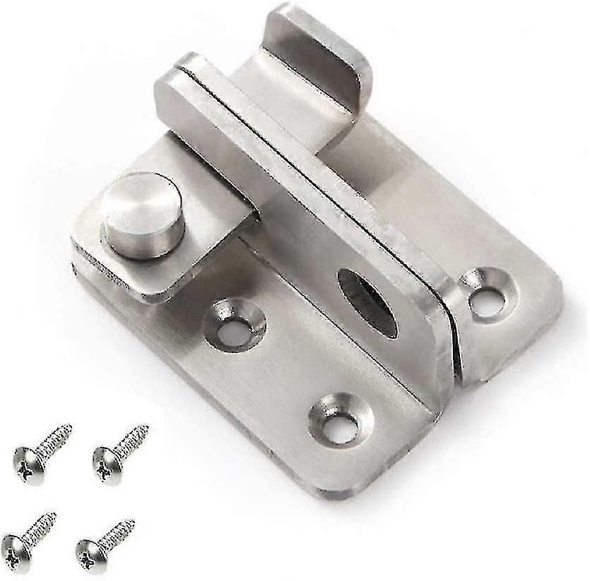 Dww-hasp Türvorhängeschloss, Kleiner Diebstahlsicherungsriegel, Edelstahl-vorhängeschloss Mit Kippriegel, Sicherheitstürriegel, Links Offen
