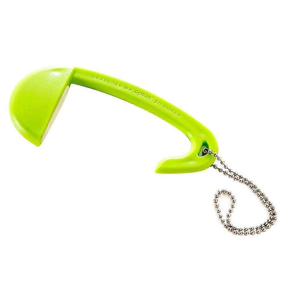 Tragbarer, Abnehmbarer Plastiktütenhaken, Tisch-schreibtisch-handtaschenhalter, Mini-kleiderbügel-green