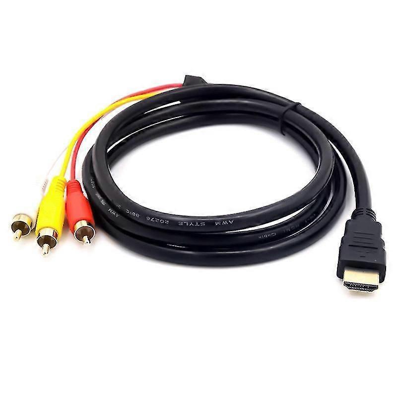 Doonjiey Hdmi-kompatibles Auf 3rca Video-audio-av-komponenten-konverterkabel Für Hdtv