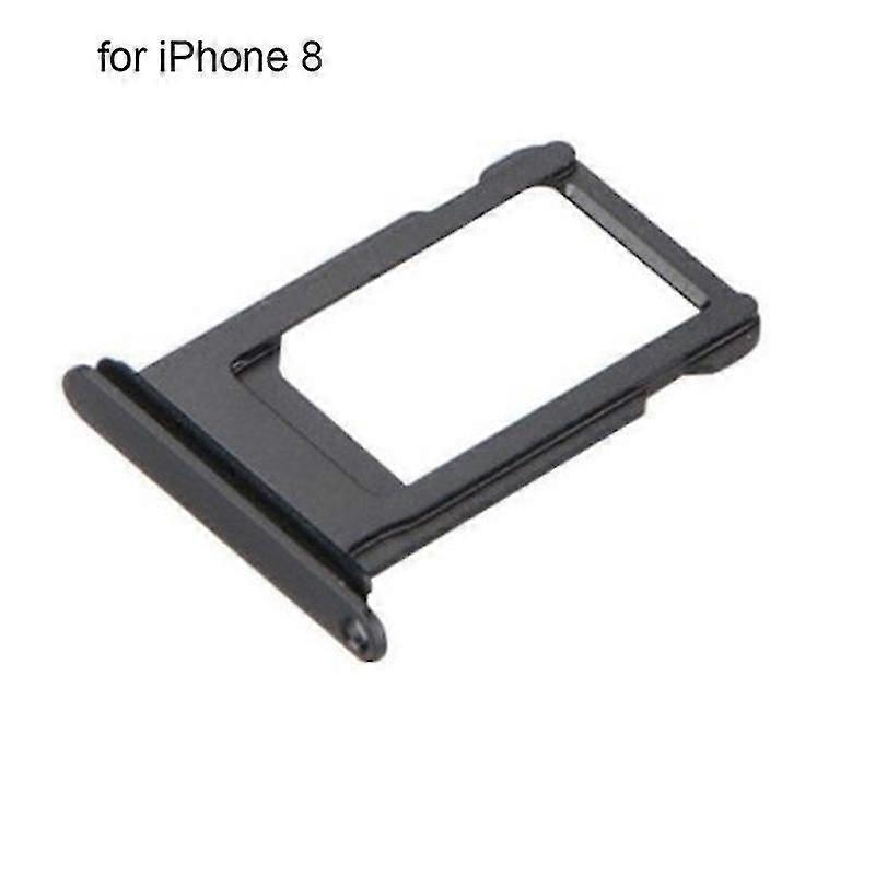 Ersatz-sim-kartenhalter-schlitzplatte, Kompatibel Mit Iphone 8, 8 Plus Und X-black For Iphone 8