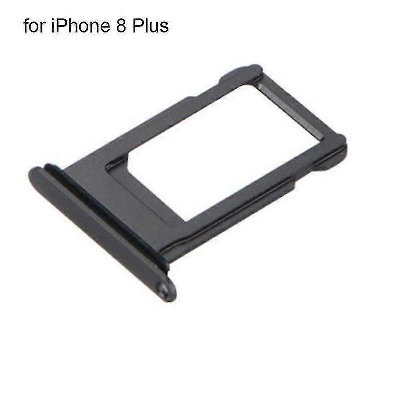 Ersatz-sim-kartenhalter-schlitzplatte, Kompatibel Mit Iphone 8, 8 Plus Und X-black For Iphone 8 Plus