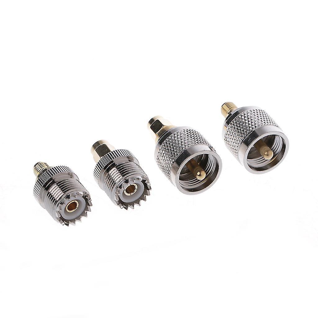 4-teiliges A13-kit-adapter-pl259-so239-zu-sma-stecker-buchse-rf-stecker-testkonverter