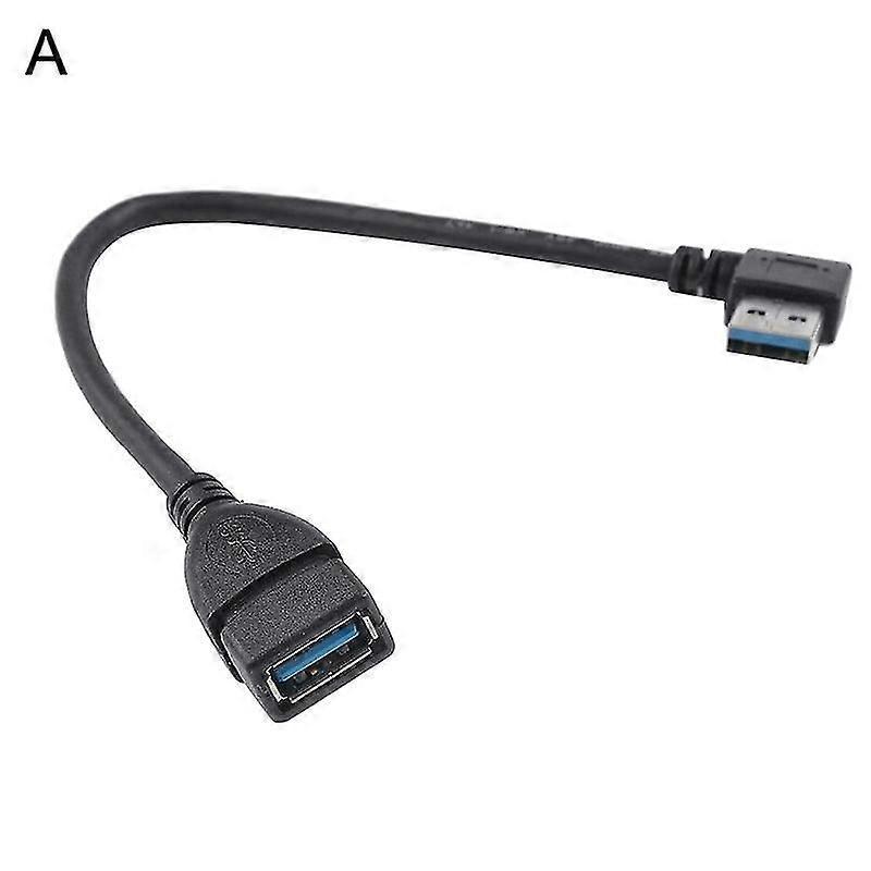 Usb 3.0 Typ A 90 Grad Abgewinkeltes Verlängerungskabel (stecker Auf Buchse)-a
