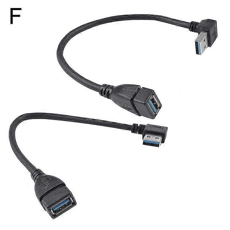 Usb 3.0 Typ A 90 Grad Abgewinkeltes Verlängerungskabel (stecker Auf Buchse)-f