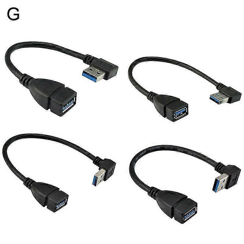 Usb 3.0 Typ A 90 Grad Abgewinkeltes Verlängerungskabel (stecker Auf Buchse)-g
