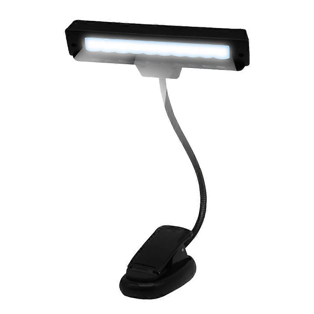 Kreative Notenleuchte Mit Led-usb-ladefunktion, Leselampe, Klavierklemme-21x14cm-black