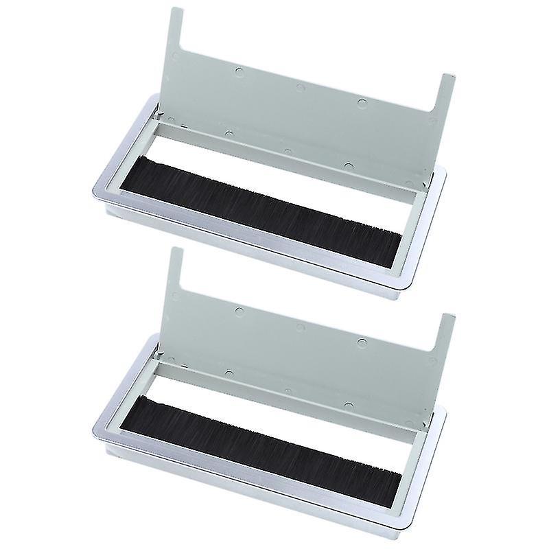 2 Stück Tischkabeldurchführungsdeckel