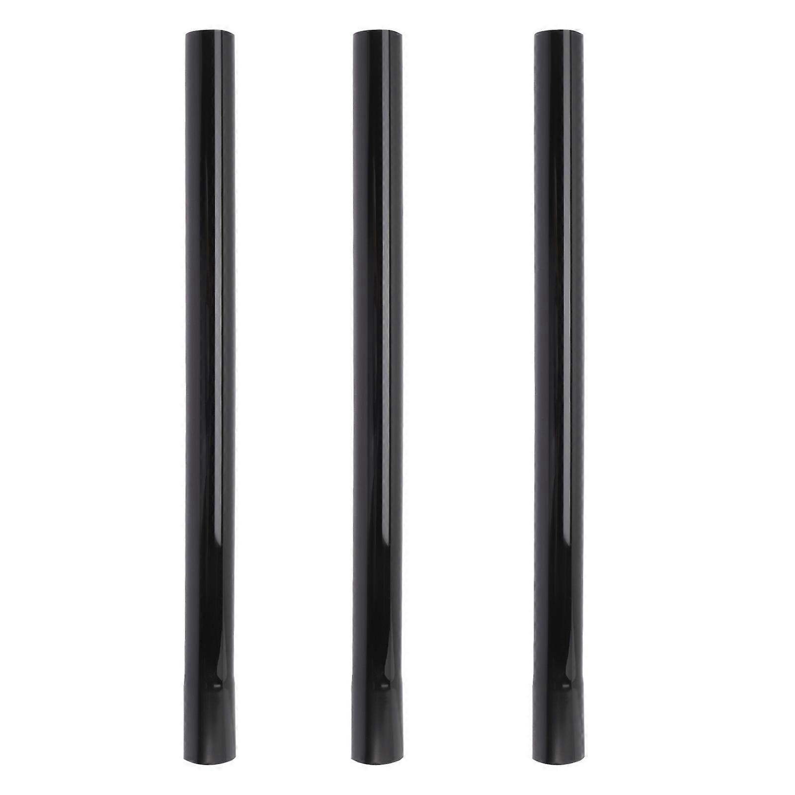 3-teiliges Staubsauger-verlängerungsrohr, Staubsauger-verlängerungsrohr, Staubsaugerzubehör-45x3cm-black