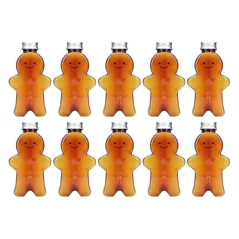 10 Stück Plastikmilchflaschen