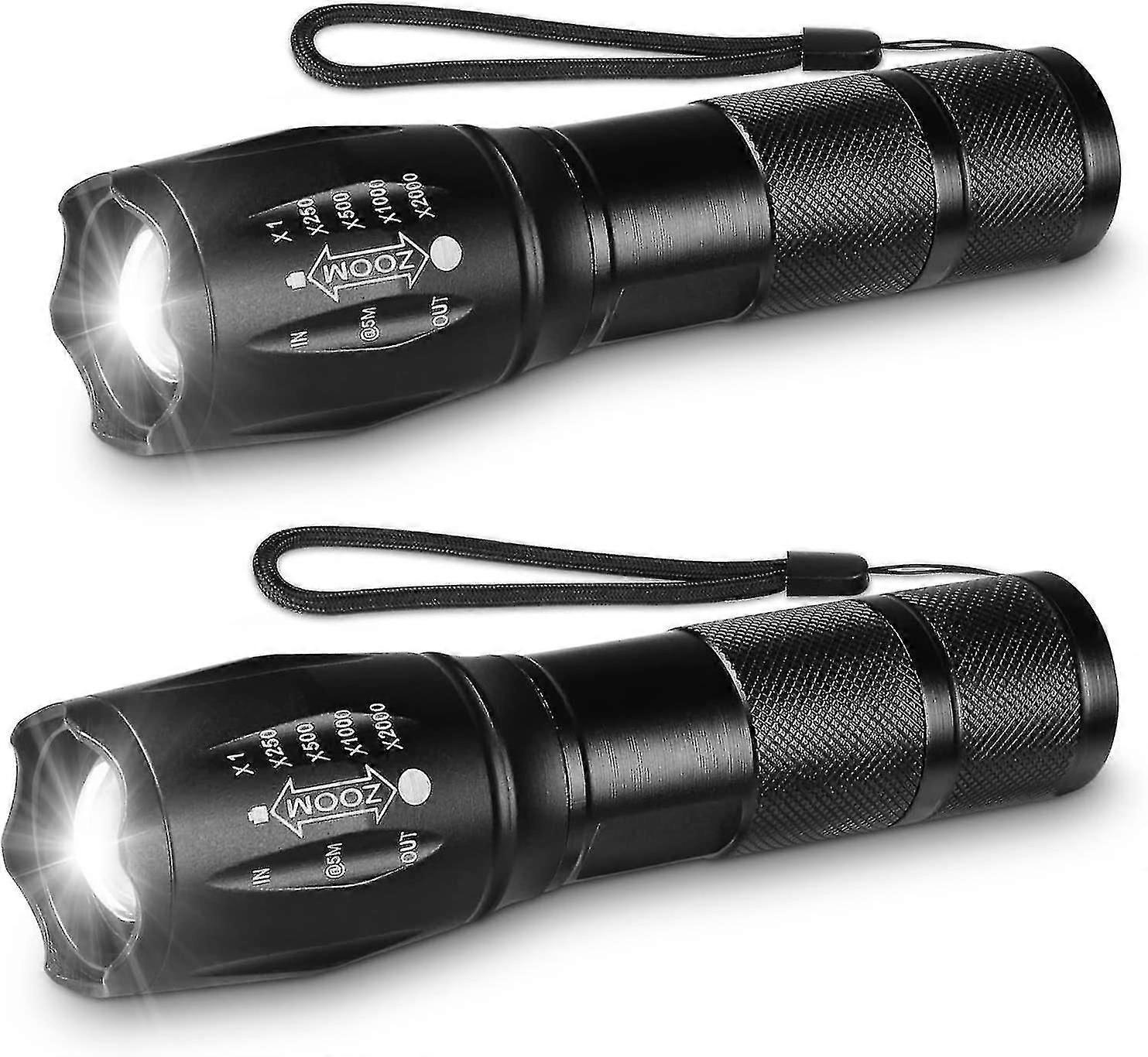 Taschenlampe, Led-taschenlampe, Extrem Hell, 2000 Lumen, 5 Leuchtmodi Und Einstellbarer Fokus, Ip67 Wasserdicht, Tragbare Mini-taschenlampe Für Camping Und Outdoor-aktivitäten