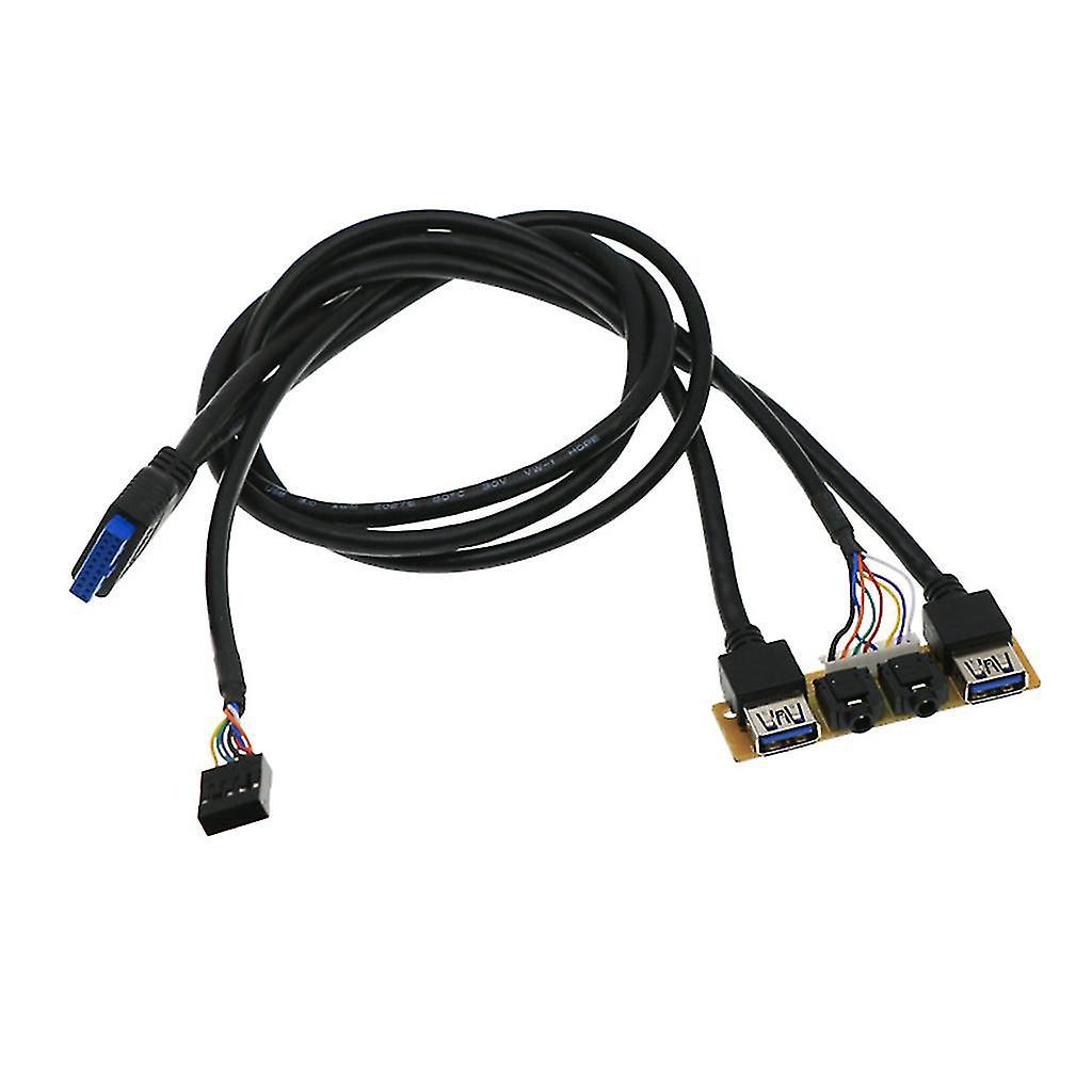 Computer Usb 3.0 + Usb 2.0 Für Hd-audio-klinkenbuchsen I/o-platine Interner Kabelverteiler