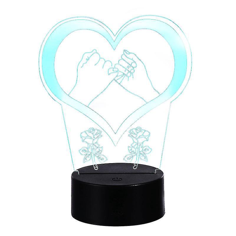1 Stück Herzförmige Tischlampe