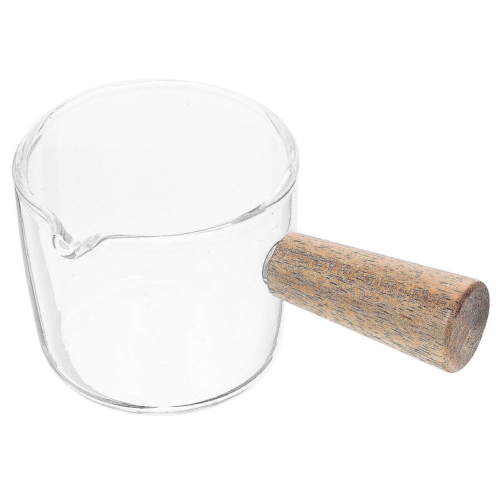 Saucenschale Mit Griff, Dipschale, Glassaucenschale, Gewürzschale, Untertasse, Vorspeisenteller Für Zuhause (größe L)