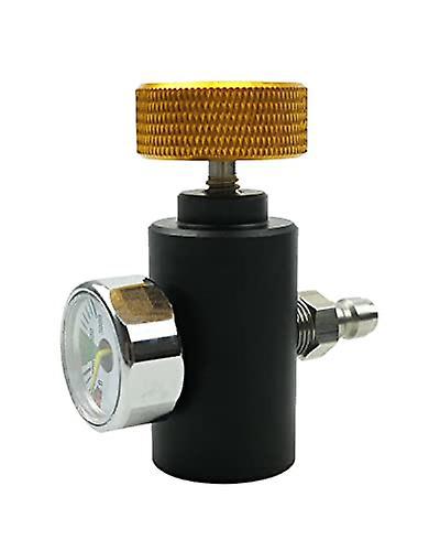 Szrkrla Paintball Co2-tankadapter Mit 3000 Psi Manometer Für Druckluft-füllstation, Fernschalter, Asa-adapter