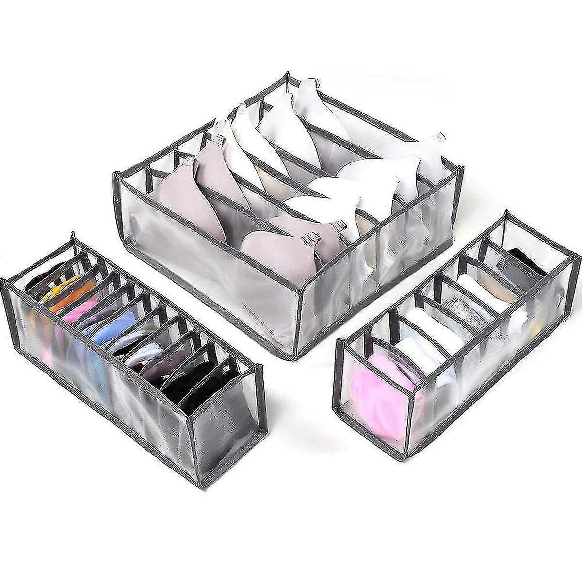 Unterwäsche-organizer, Schubladeneinteiler-set, Faltbare Aufbewahrungsbox Für Den Kleiderschrank