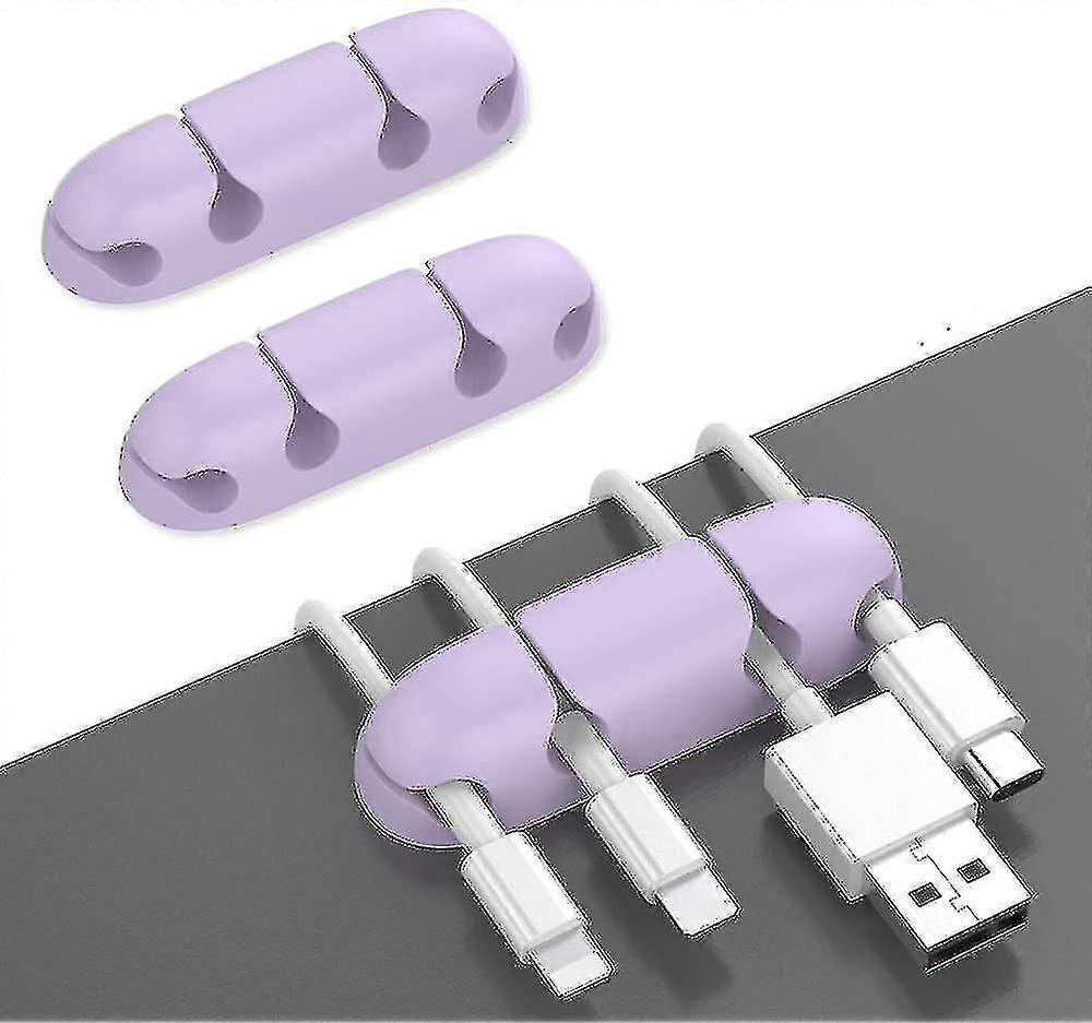 3er-pack Kabelhalter Für Den Schreibtisch, Starke Klebe-kabelclips Zur Organisation Von Usb-kabeln/stromkabeln/leitungen Für Zuhause, Büro Und Auto