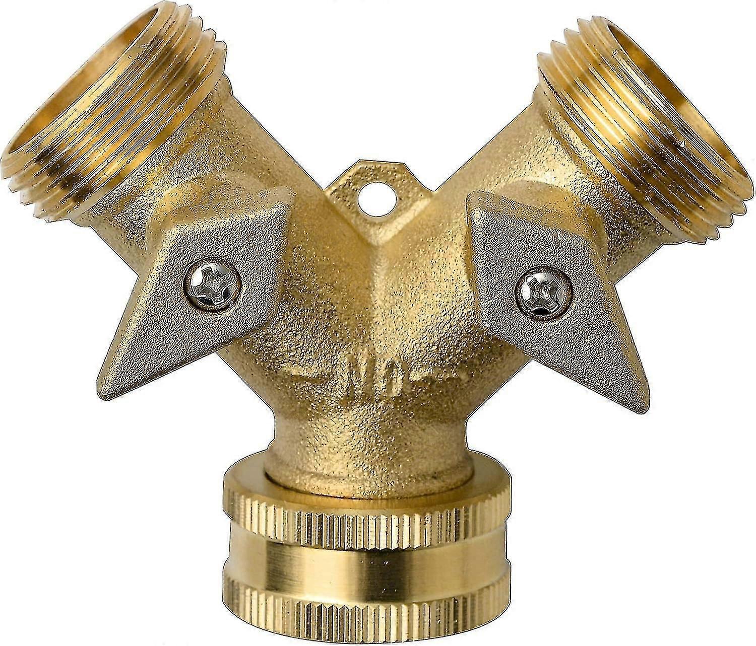2-wege-y-ventil Aus Messing Für Gartenarmaturen, Schlauchverteiler, 3/4"-messing-schlauchanschlüsse Für Waschmaschine, Geschirrspüler Und Garten.