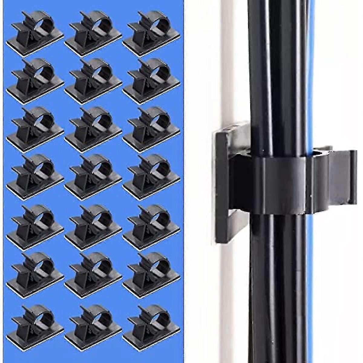 50 Stück Kabelclips, Verstellbare Drahtclips, Selbstklebende Kabelhalter, Kabelorganisatoren Aus Kunststoff, Kabelmanagement-clips, Mehrzweck-kabelclips Für Computer