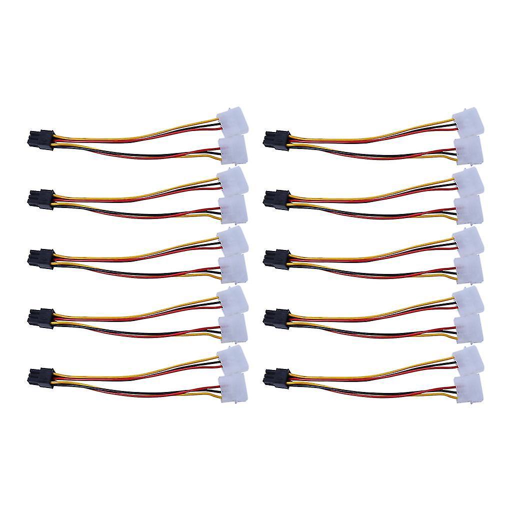 Zwei 4-polige Molex-anschlüsse, Ein 6-poliger Pci-express-stromanschluss