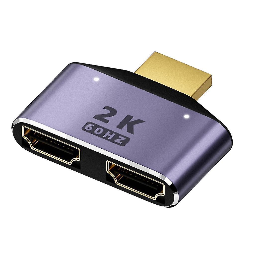 2k-hdmi-kompatibler Splitter Mit 1x2 Ports, Stromversorgung, Full Hd 1920x1080, 3d-unterstützung