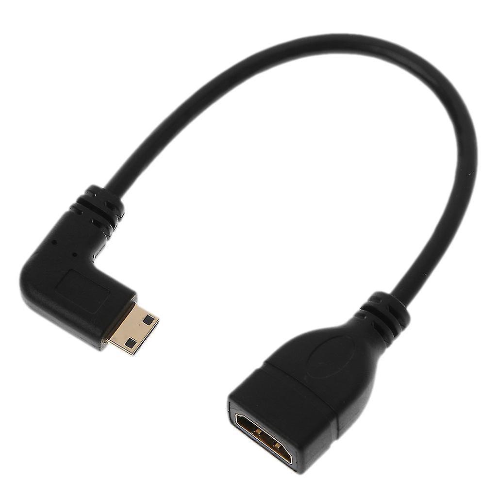 90-grad-winkelstecker Mini-usb Hdmi-kompatibel Stecker Auf Hdmi-kompatibel Buchse