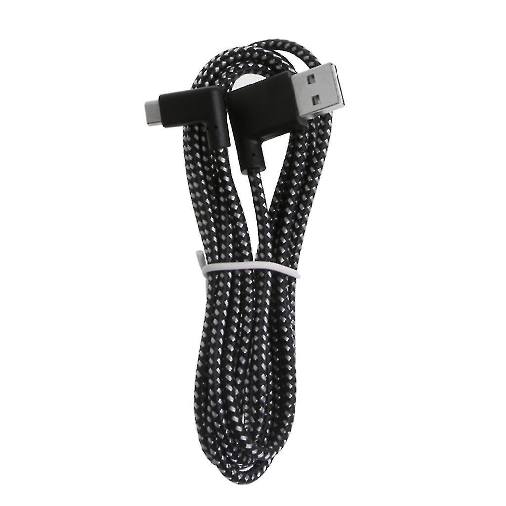 2 M Langes, Nylonummanteltes Micro-usb-kabel Zum Datensynchronisieren Und Laden Für Android-smartphones