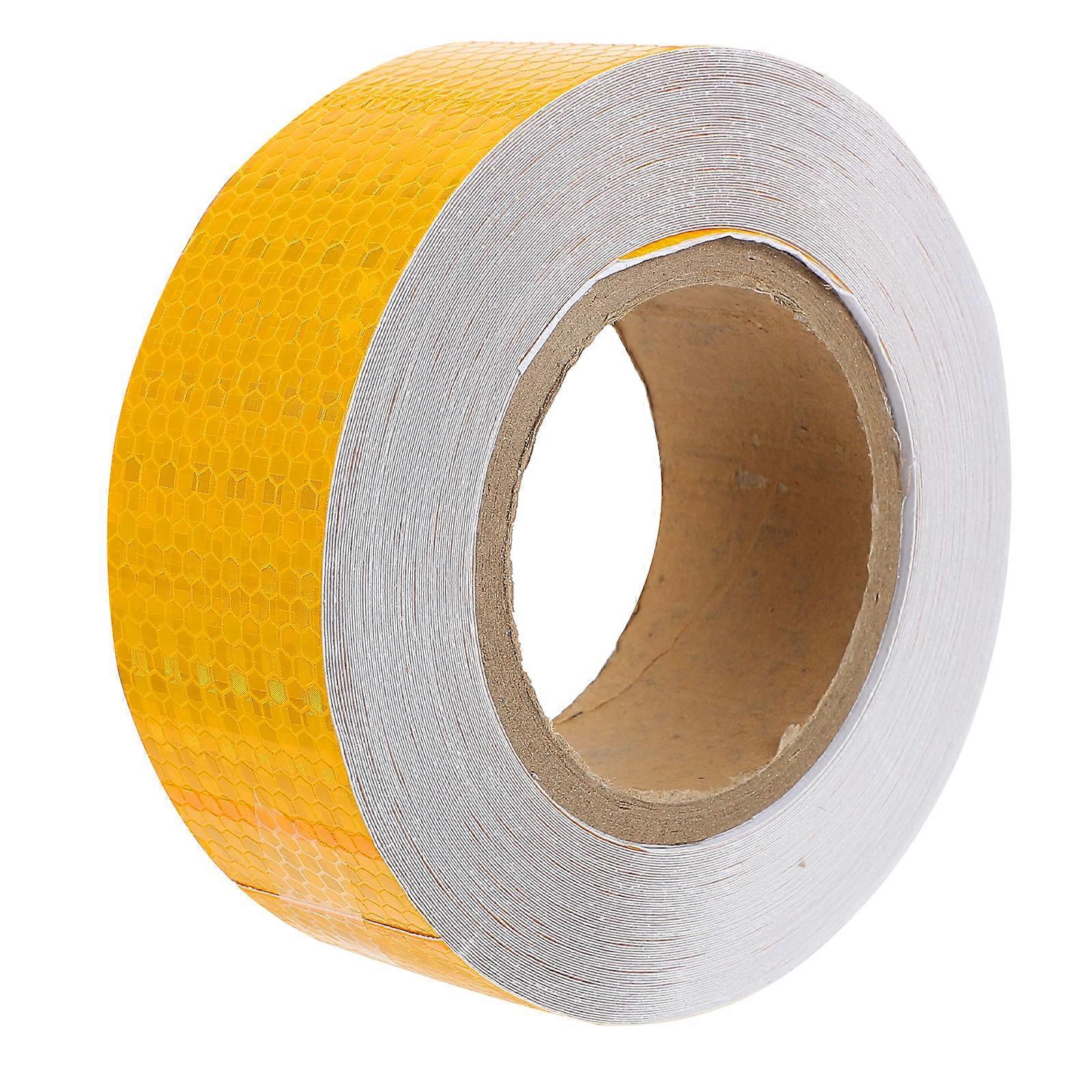 Fluoreszierendes Sicherheits-reflexionsband, Warnband, Reflektierender, Auffälliger Streifen-2500.00x5.00x0.20cm-orange