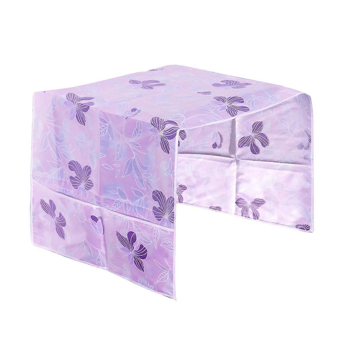 Gemusterte Kühlschrank-staubschutzhülle, Mehrzweck-kühlschrankabdeckung, Wasserdicht, Ölabweisend, Staubdicht, Mit Seitlicher Aufbewahrungstasche (rosa) – 55 X 130 Cm-pink