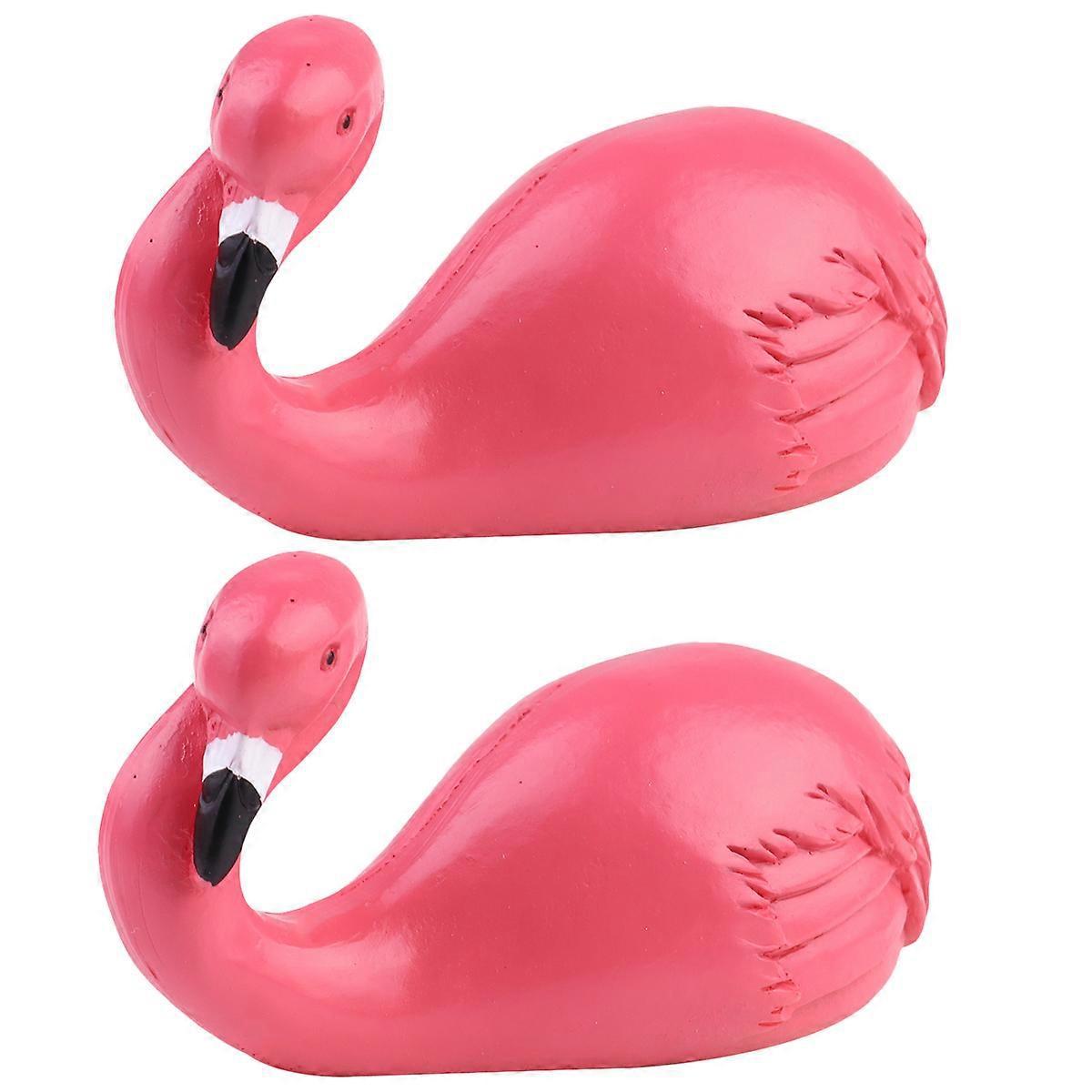 Stück Nahtlose, Selbstklebende Haken Mit Rosa Flamingos Zur Wandmontage Für Mäntel Und Hüte Im Homeoffice-7.5x4cm-pink