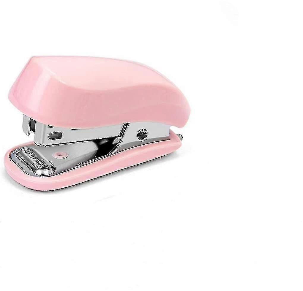 Mini-hefter In Rosa Mit Heftklammern, Kleiner, Niedlicher Hefter Für Den Schreibtisch, Geschenk Für Schüler Oder Büroangestellte (rosa)