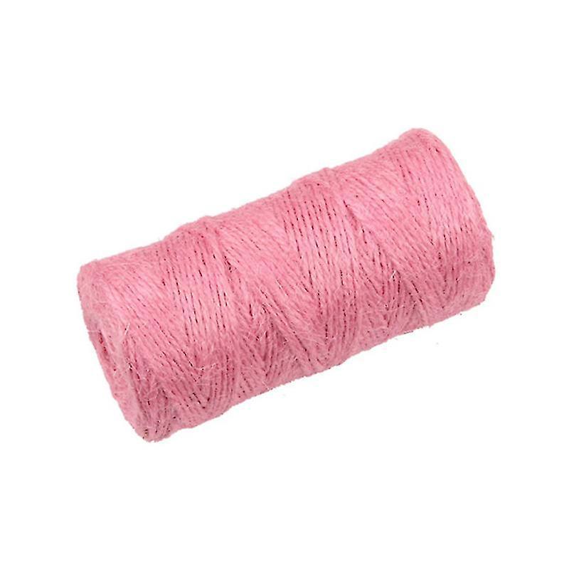 1 Stück Rosa Hanfseil