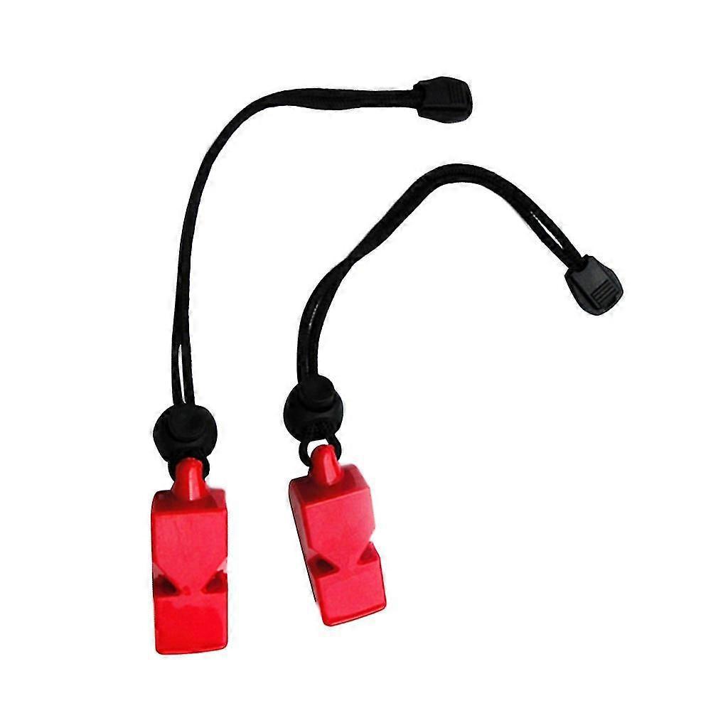2 Stück Notfall-überlebenspfeifen Für Tauchen Und Wassersport (rose)
