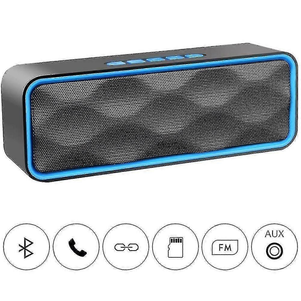 Tragbarer Bluetooth-lautsprecher, Kabelloser Outdoor-lautsprecher (rot)