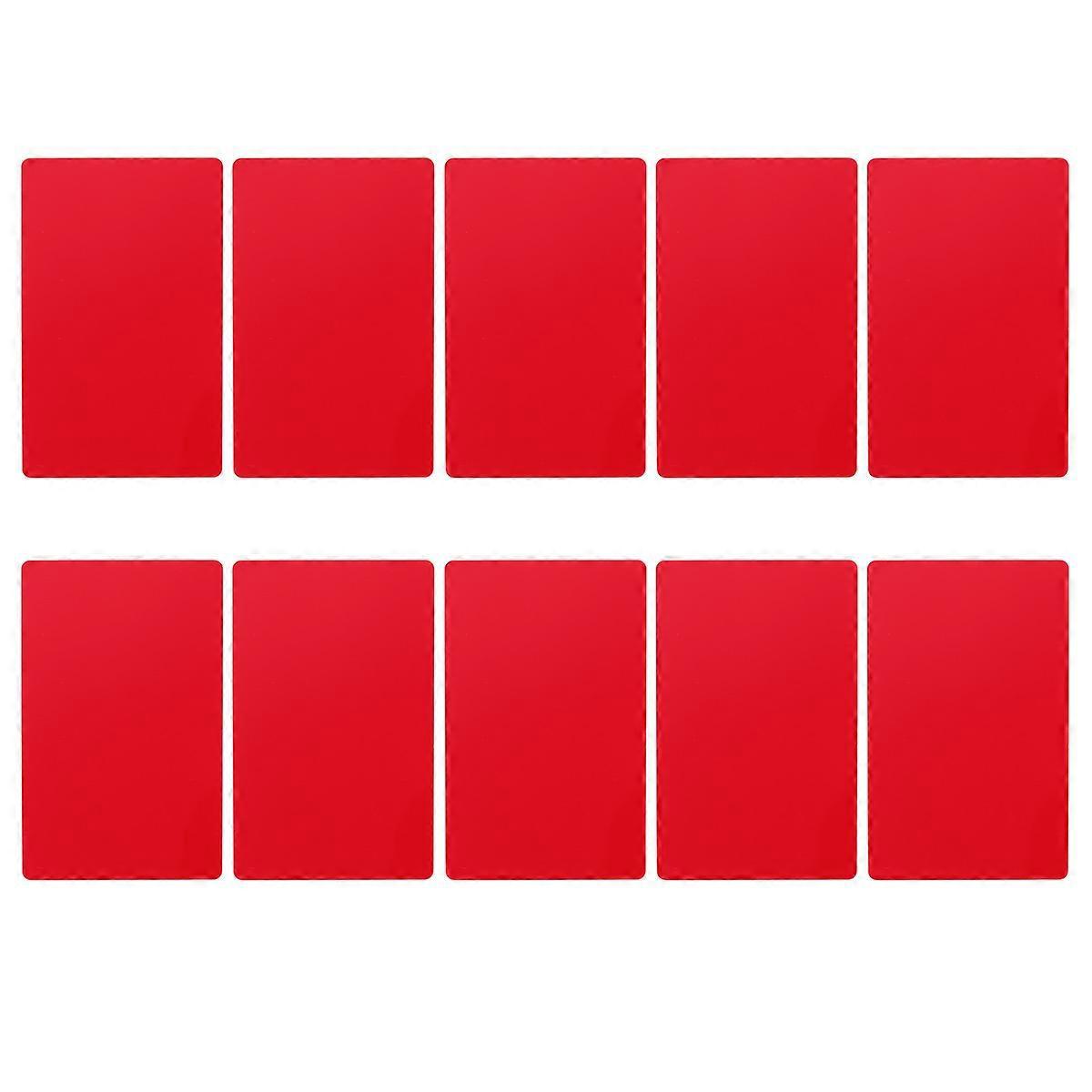 50 Stück 0,2 Mm Dünne, Farbig Eloxierte Aluminium-rohlinge Für Graviermaschinen Und Cnc-gravuren (rot)-8.50x5.50x0.02cm-red