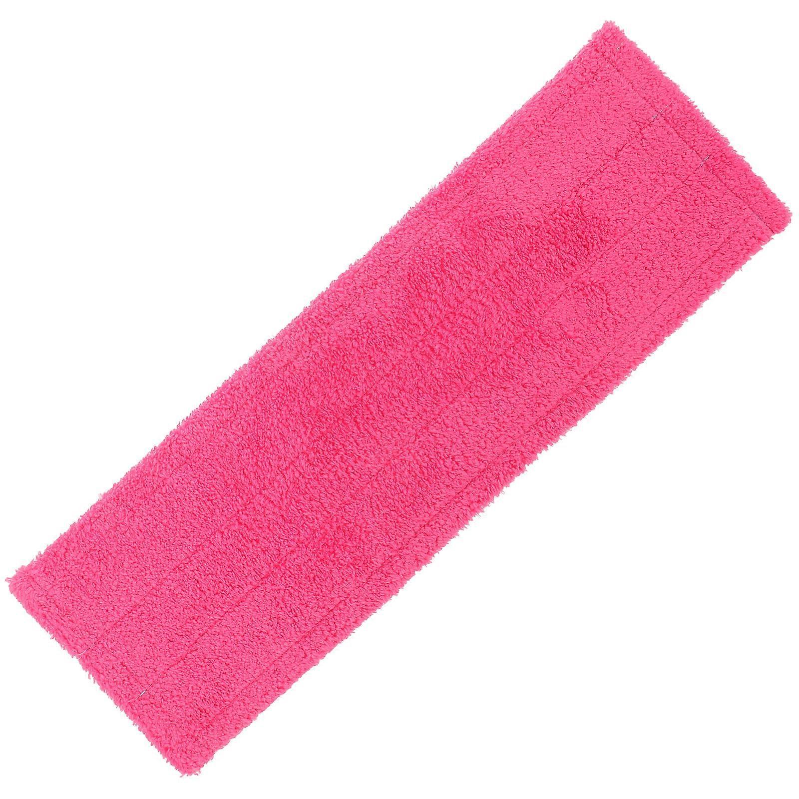 Mikrofaser-staubmopp-ersatzbezug, Ersatz-moppkopfbezüge, Korallen-mopppad Für Die Haushaltsreinigung (rot)-43.00x14.00x1.00cm