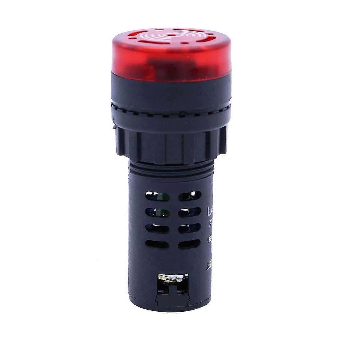24v Kleine Led-signallampe Mit Kontrollleuchte, Summer Und Alarm (rotes Licht)-red