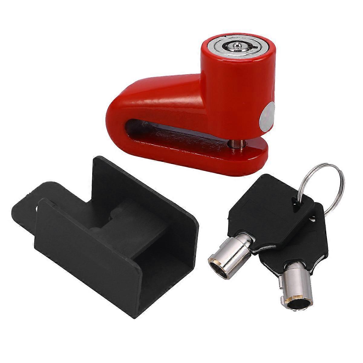 Motorradschloss Diebstahlsicherung Für Fahrräder, Motorräder Und Roller (rot)-1pcs-red