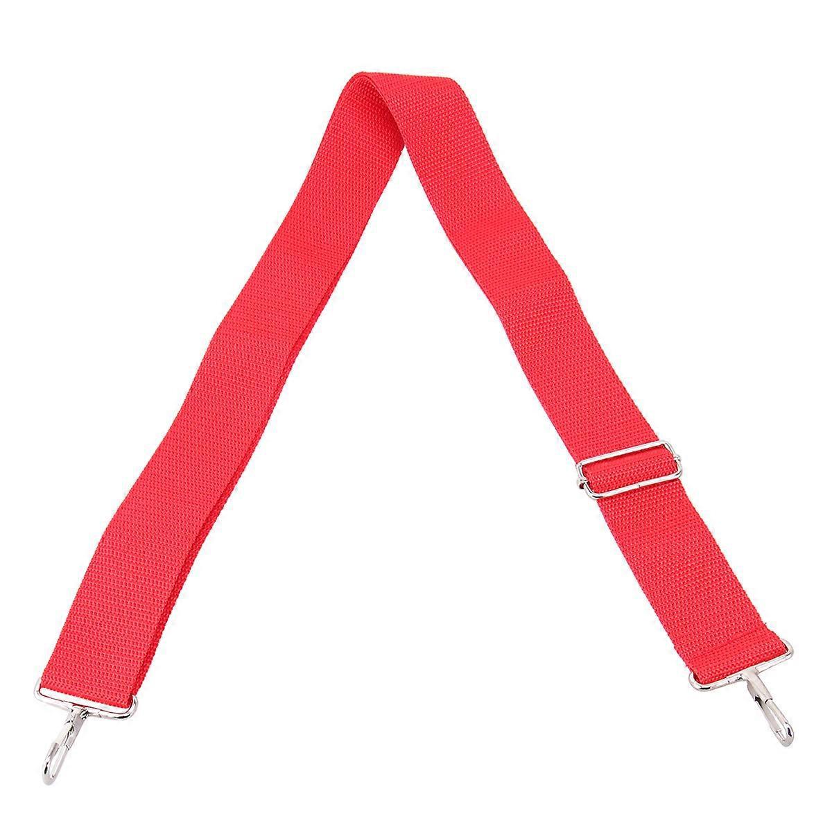 Nylon-schnarrtrommelgurt Mit Metallhaken Für Bongo Djembe Schnarrtrommel Percussion Wg02 (rot)-144cm-red