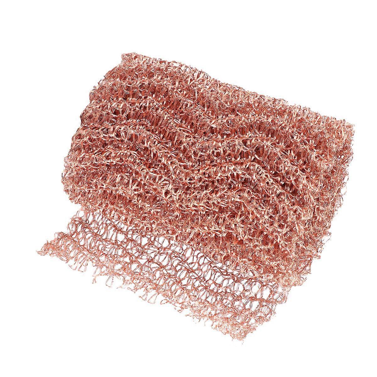 Rollen 1 M Kupfergewebe-stricknetz Zur Lochabdichtung Gegen Mäuse, Ratten, Nagetiere Und Fledermäuse (schokoladenfarbe)-10.00x4.50x4.50cm-chocolate