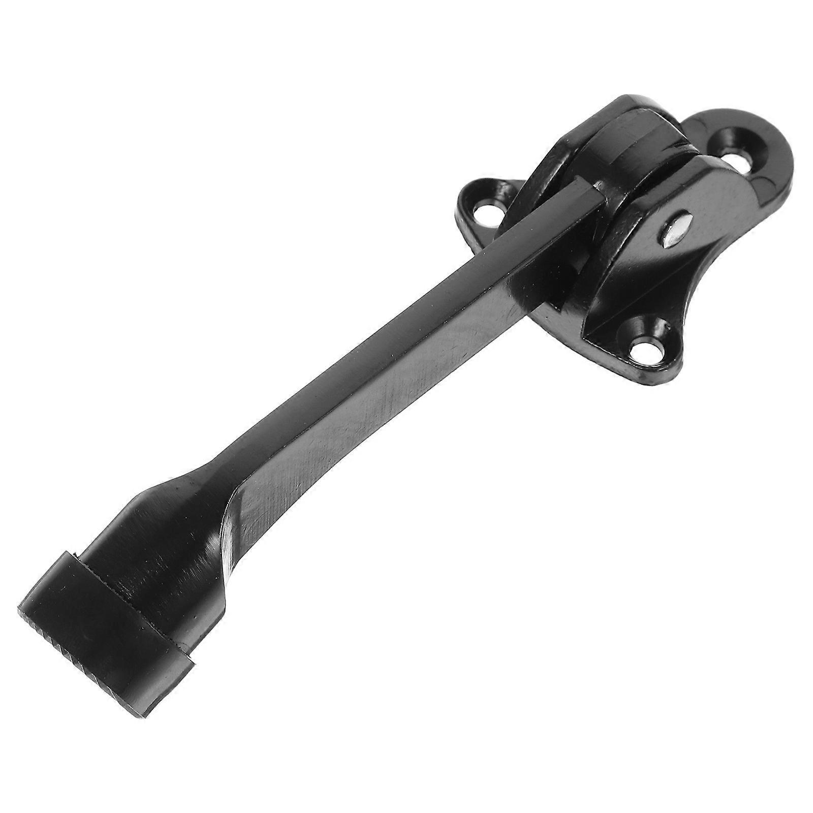 Sicherheitstürstopper, Türstopper Zum Ein- Und Ausklappen, Tür-wandschutz-12.80x4.00x2.50cm-black