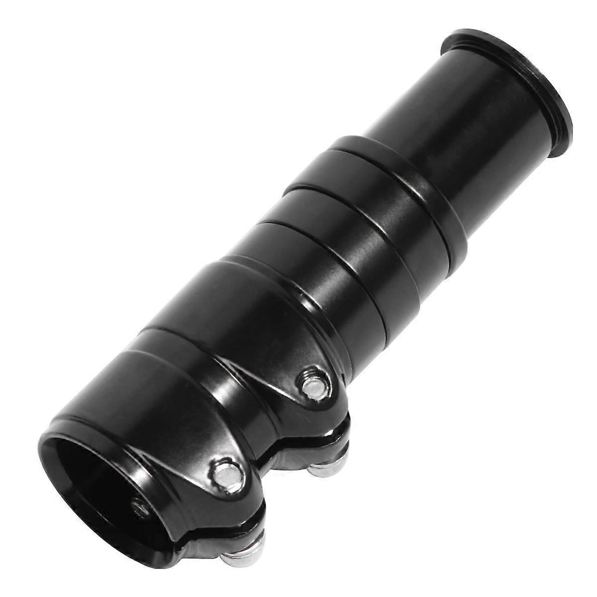 Fahrradlenkererhöhung Gabelvorbauerhöhung Verlängerung Kopferhöhung (schwarz)-12.00x3.70x3.70cm-black