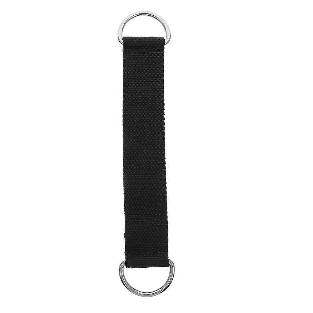 Stück Praktischer Fitnessgeräte-gurt, Strapazierfähiger Rollen-hängegurt (schwarz)-27.00x3.80x0.30cm-black