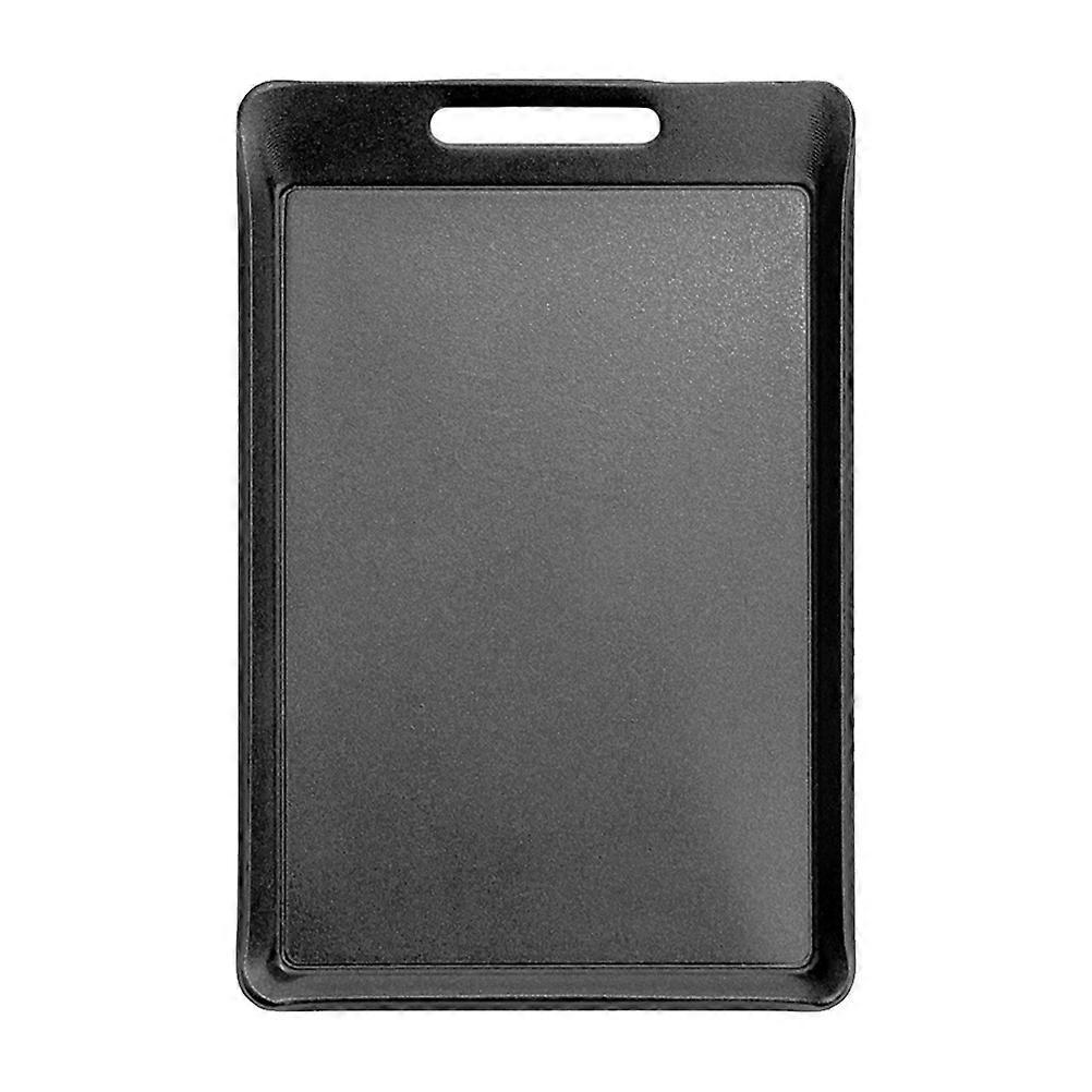 Stück Praktische Grillpfanne, Grillplatte Aus Eisen, Grilltablett Für Camping (schwarz)-13x8.5cm-black