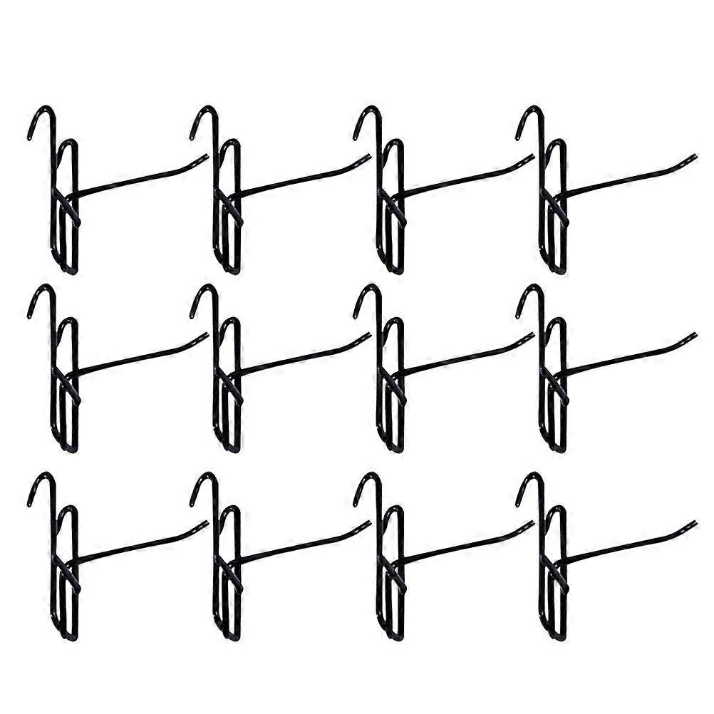 40 Stück Metallhaken, Kleine Nagelfreie Haken Zum Aufhängen Von Kleidung In Supermärkten (schwarz)-10x6cm