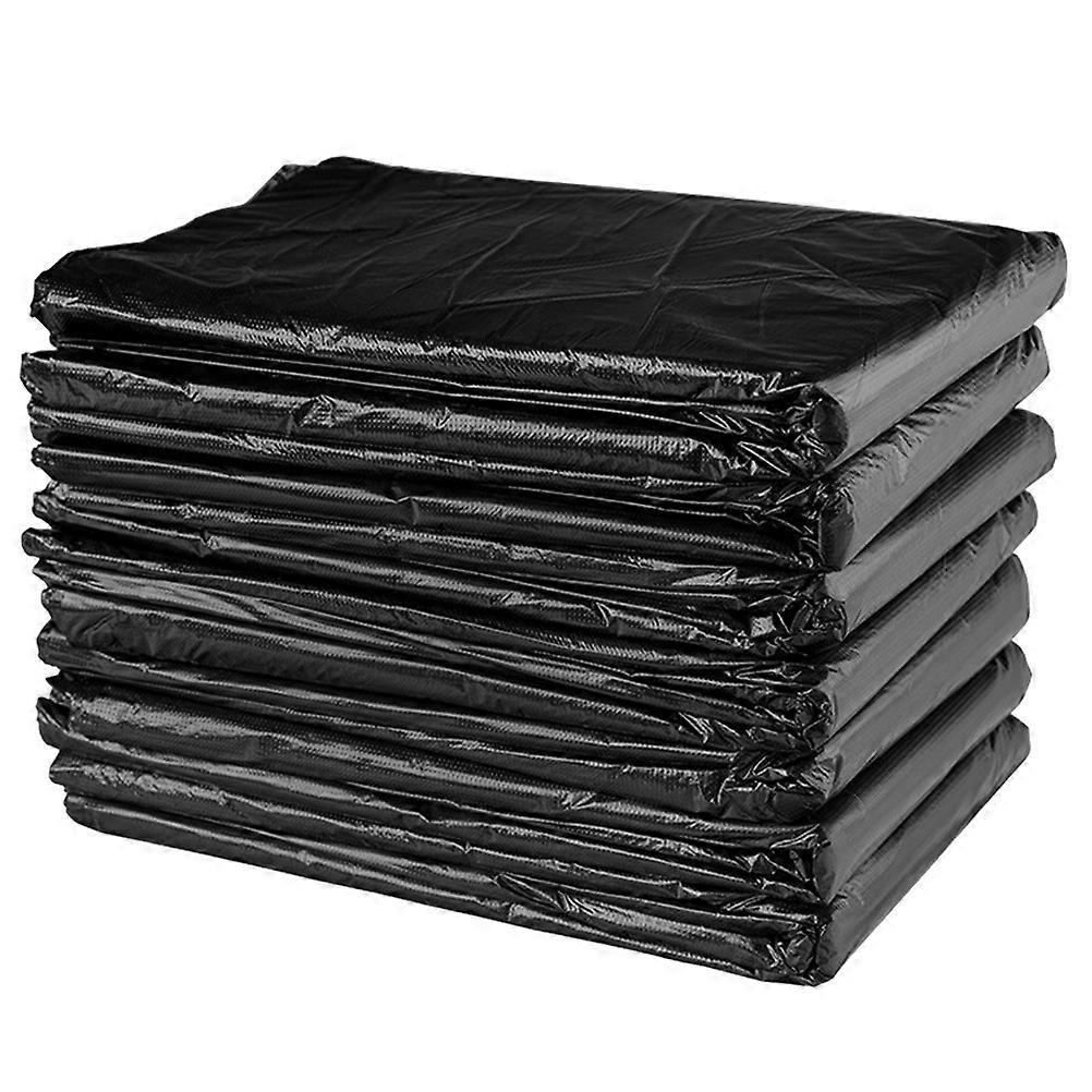 50 Stück Große Müllsäcke, Verdickte, Einfache Müllsäcke Aus Kunststoff Für Hotel Und Dorf (schwarz, 50 X 60 Cm, 2,5 Cm Seide)-60x50cm-black