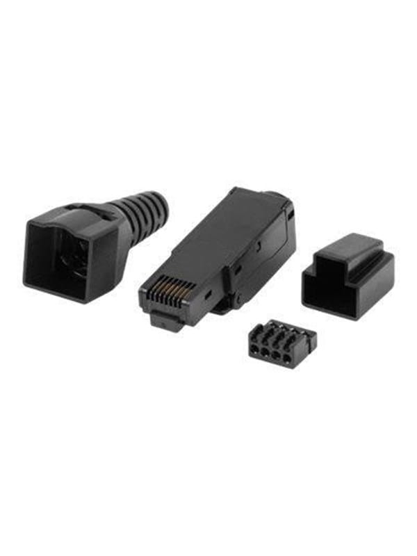 Lanberg network connector - black - Schwarz