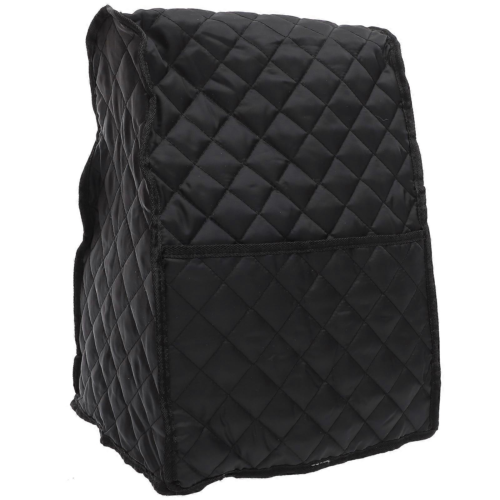Standmixer-abdeckung, Staubdicht, Verdickt, Wasserdicht, Schutzhülle, Organizer-tasche Für Küchenutensilien (schwarz)-45.00x31.50x0.20cm-black