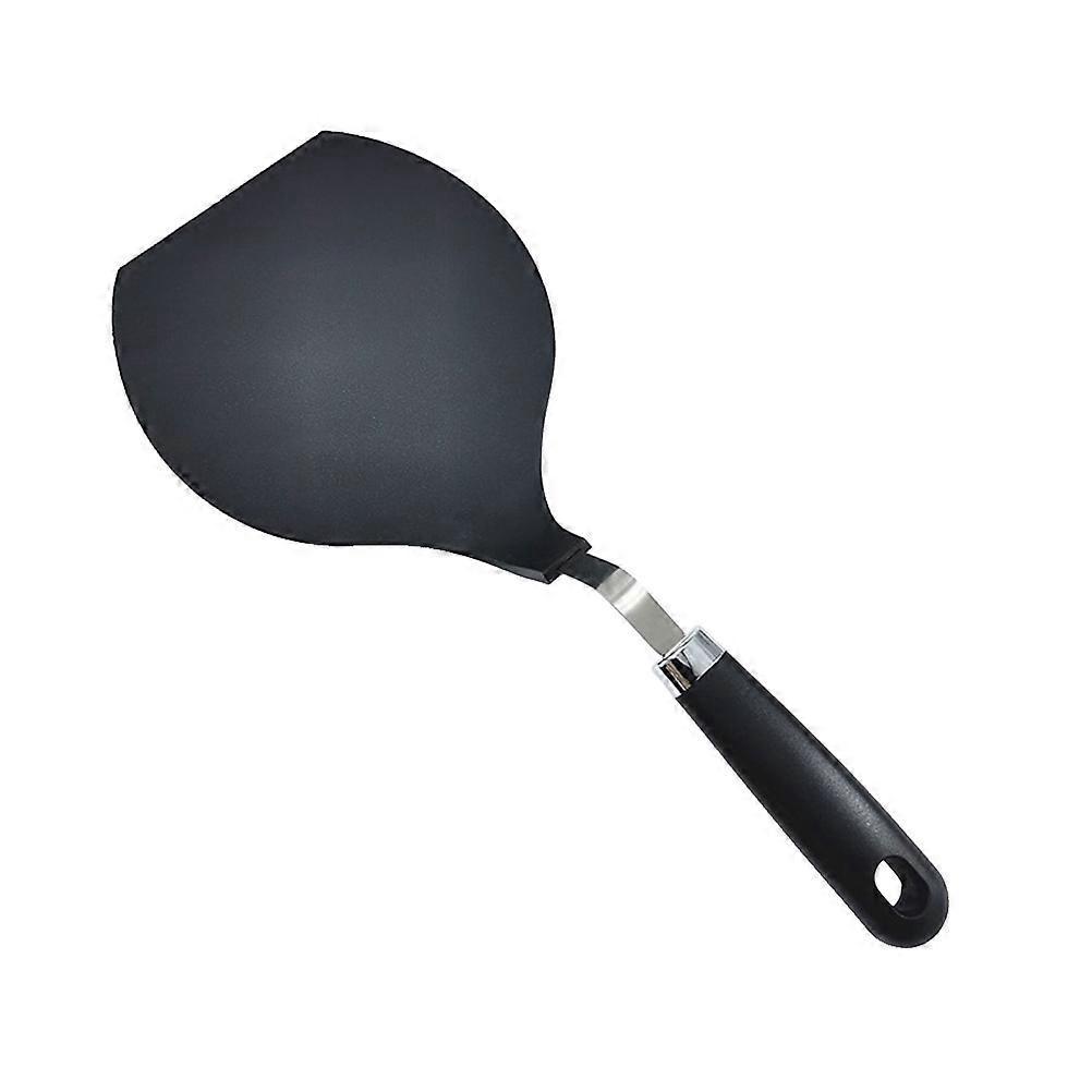 Hitzebeständiger Kochspatel Aus Nylon, Antihaftbeschichteter Kunststoff-pizzaspatel, Küchenwender (schwarz)-36.516.13cm-black