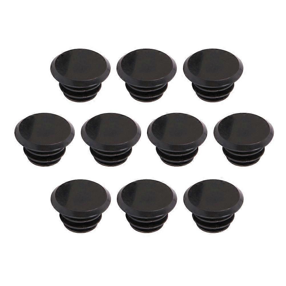 10 Stück Mountainbike Mtb Rennrad Lenkerendstopfen Lenkerkappen Kunststoff Pvc Lenkergriff-endstopper (schwarz)-2.00x2.00x1.50cm-black
